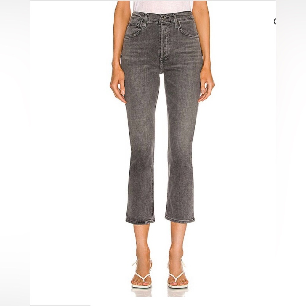 Agolde Riley High Rise Straight Crop sector jeans - Picture 13 of 13